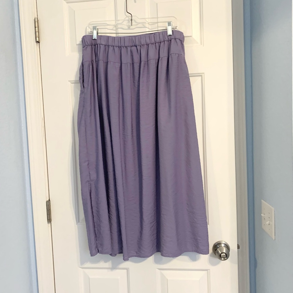 a new day Lavender A-Line Skirt - Picture 2 of 2